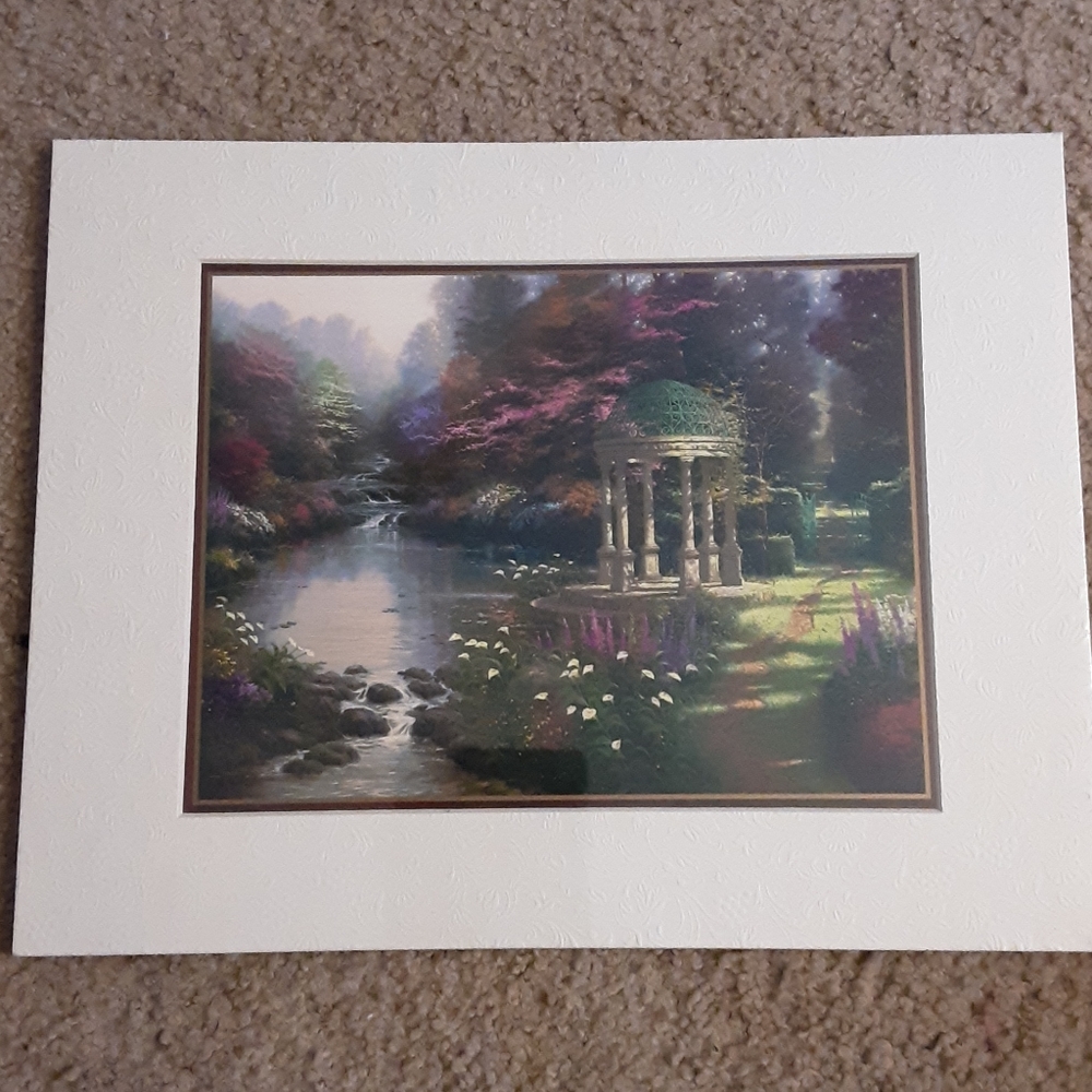 Thomas Kinkade matted Collectors Print